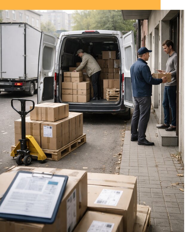 Доставка грузов от двери до двери с таможней от 46656 руб.