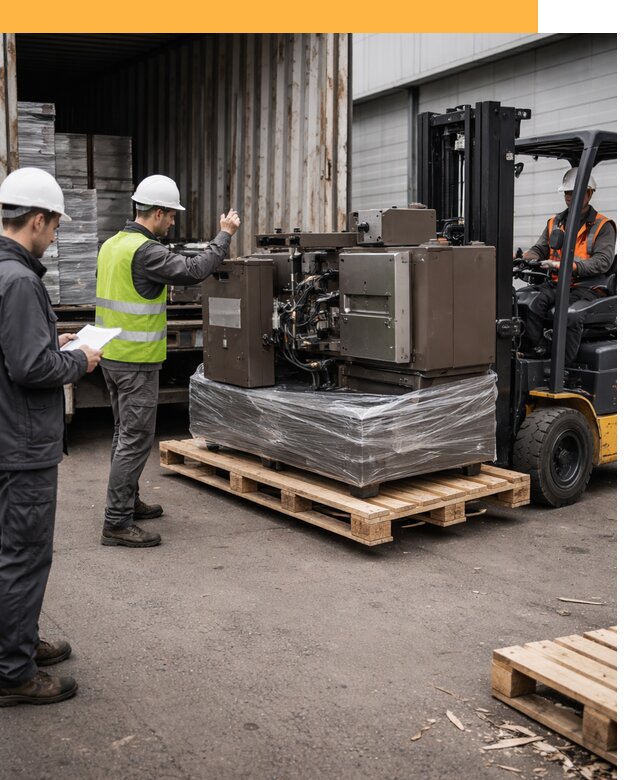 Доставка промышленного оборудования из Европы от 46656