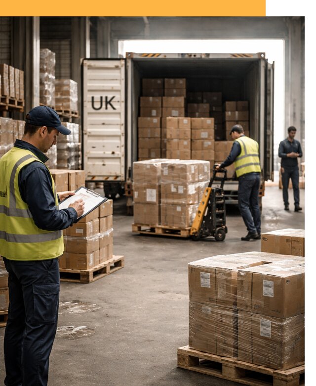 Доставка грузов из Великобритании с таможенным оформлением от 12960