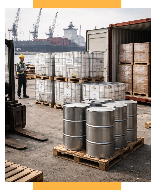 Доставка химического сырья из Индии от 259200 р. | СетСервис-Грн