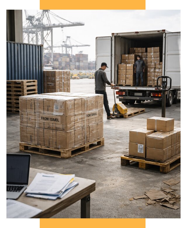 Доставка грузов из Израиля от 15552 р., логистика от СетСервис-Грн
