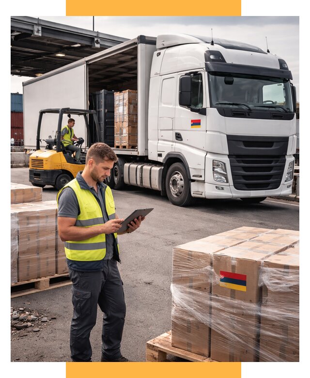 Автоперевозки из Армении от 98496 р. — услуги СетСервис-Грн