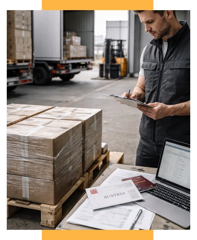 Доставка в Австрию от 67392 р. Логистика и экспорт СетСервис-Грн