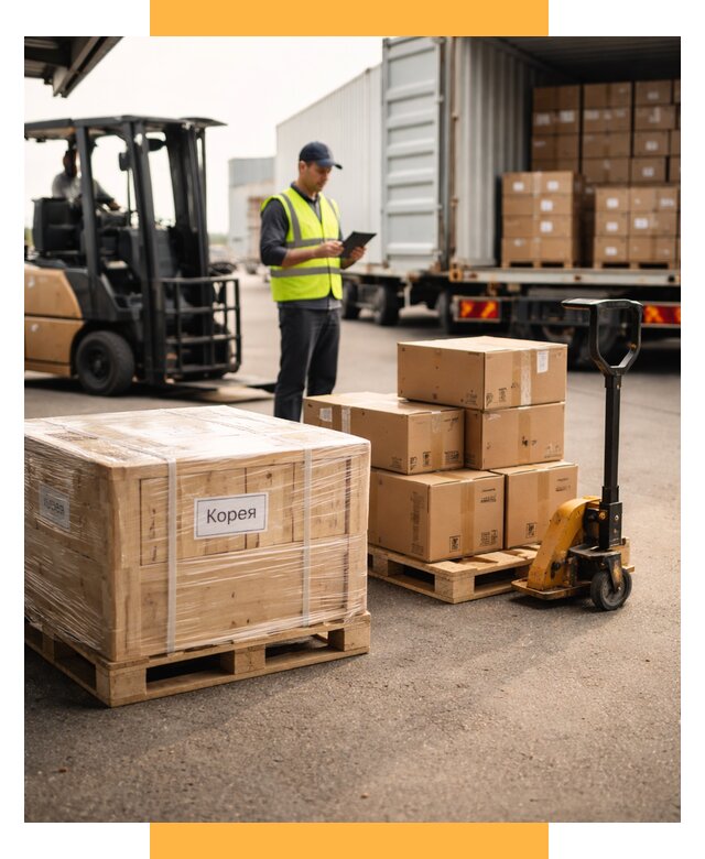 Доставка грузов в Корею из России от 36288 р. | СетСервис-Грн