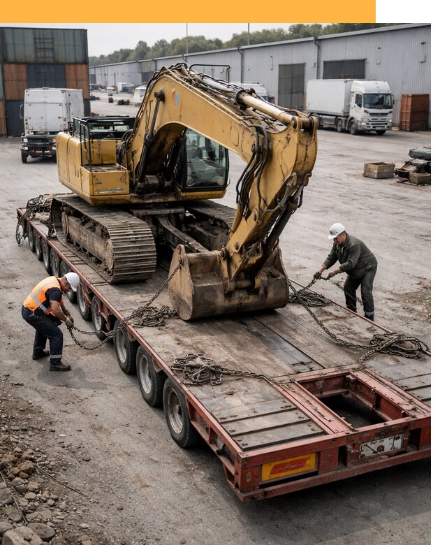 Перевозка спецтехники по России и миру от 46656 руб