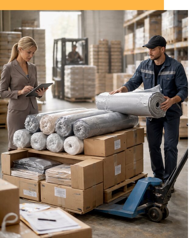 Перевозка текстиля по миру от 15552 руб. с таможней и страхованием