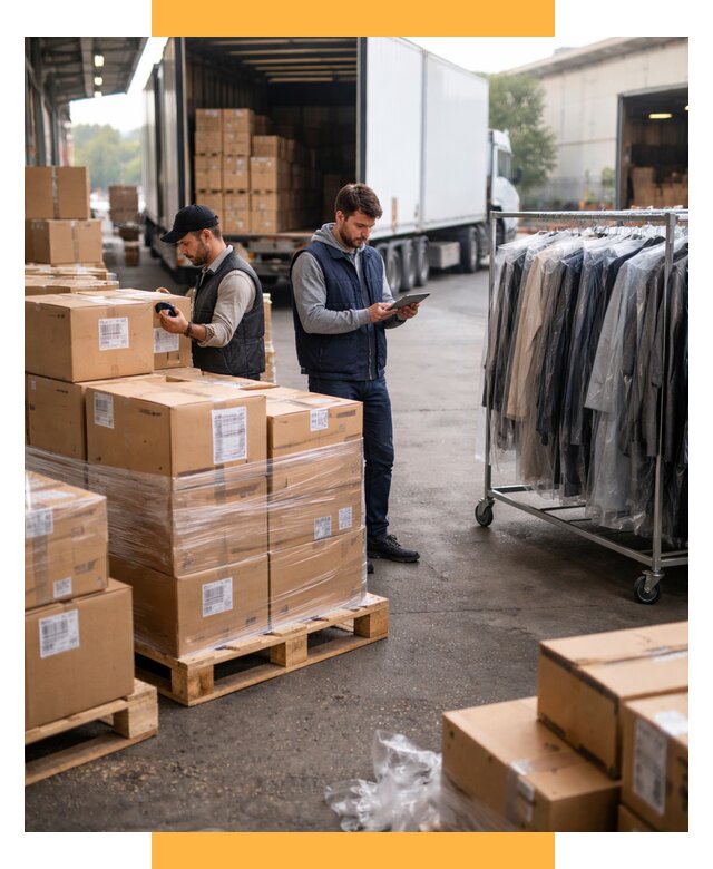 Перевозка и доставка одежды из Китая от 7776 р., СетСервис-Грн