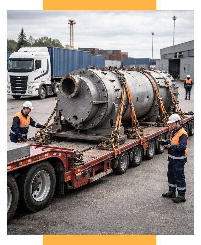 Перевозка тяжеловесных грузов под ключ от 155520 р. | СетСервис-Грн