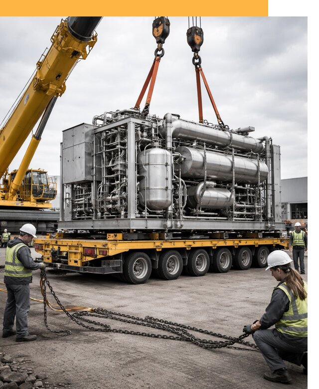 Перевозка тяжеловесных грузов по миру от 155520 руб