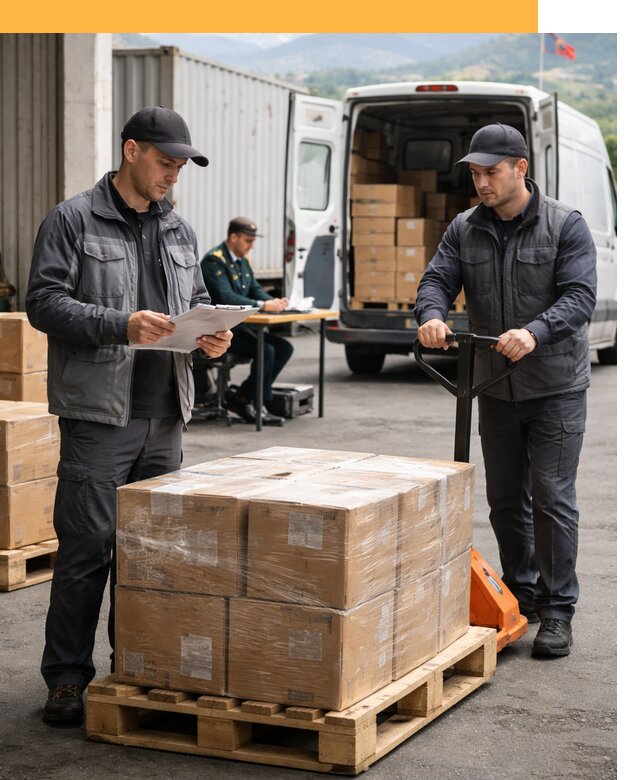 Доставка грузов через Армению, быстрая таможенная очистка от 25920