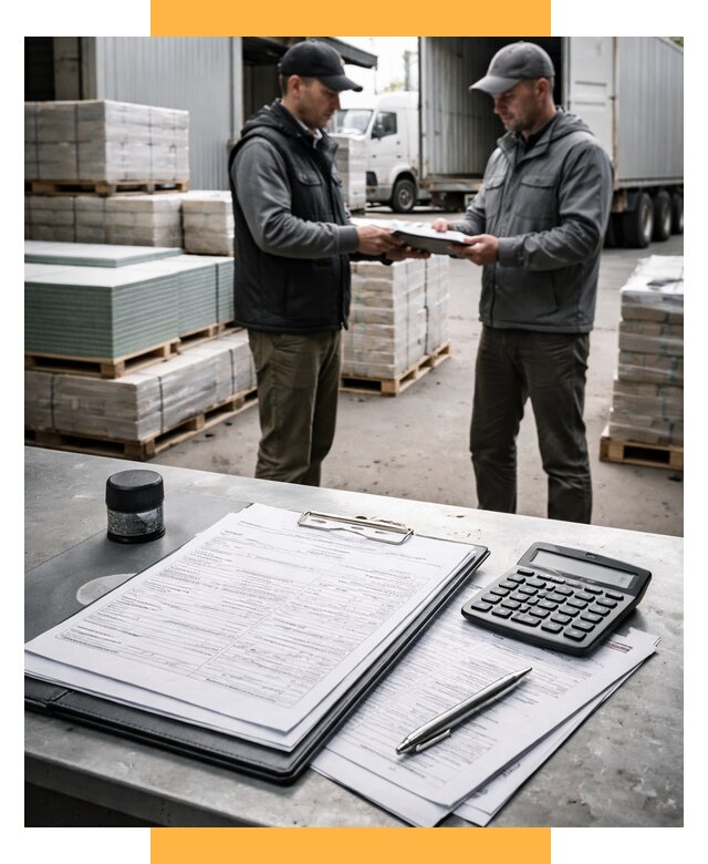 Таможенное оформление стройматериалов от 8813 р. | СетСервис-Грн